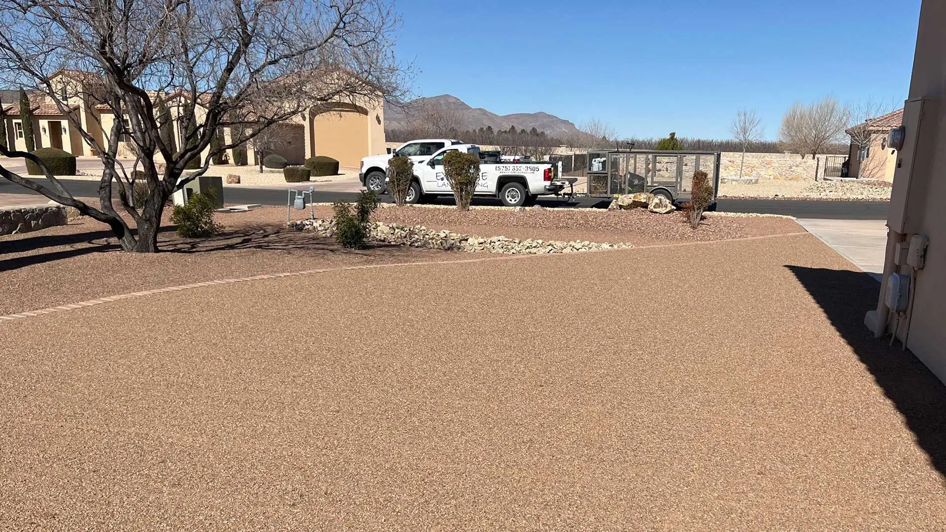 Desert home in Las Cruces, NM with our property maintenance package.